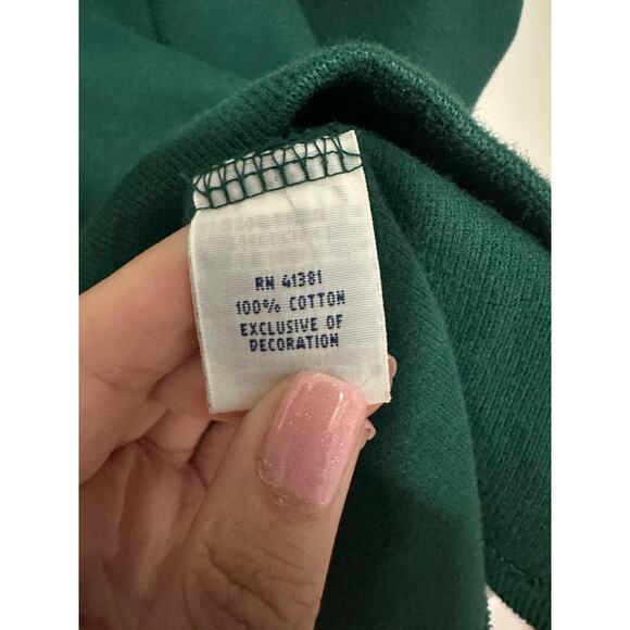 Polo Ralph Lauren Estate Rib Dark Green Quarter-Zip Pullover Large - Picture 5 of 7